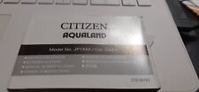 Relógio de mergulho oficial Citizen quartzo Aqualand manual de instruções JP1XXX C50 comprar usado  Enviando para Brazil