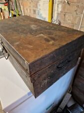 Vintage metal trunk for sale  STONE