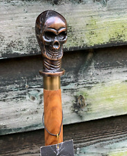 Designer skull handle for sale  Shipping to Ireland