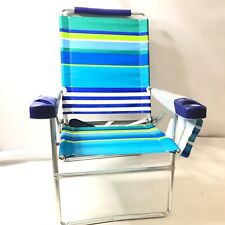 Rio Beach 17" Extended Height 4 Position Folding Beach Chair New for sale  Shipping to South Africa