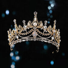 Usado, Tiara de cristal 7 cm de altura coroa casamento noiva rainha princesa formatura 2 cores comprar usado  Enviando para Brazil