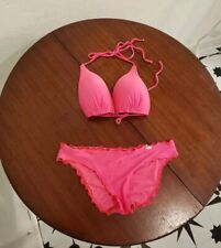 Used, Luli Fama Bikini Pink Sz M Top Sz S Bottom Molded Cup for sale  Shipping to South Africa