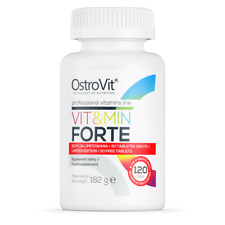 Vit&min Forte 120 Tablets Multivitamin & Minerals C, D, zinc, potassium till salu  Toimitus osoitteeseen Sweden