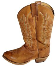 Justin Men's Bent Rail Keaton Western Cowboy Boots BR 251 Size 10.5 EE Cognac for sale  Shipping to South Africa