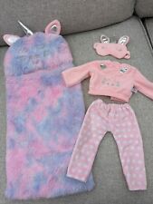 Designafriend Unicorn Sleepover Outfit Doll Clothes Set, Excellent Condition! for sale  Shipping to South Africa