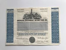 Certificato azionario american usato  Angera