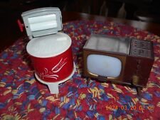 TV e máquina de lavar vintage salt & pepper shakers, usado comprar usado  Enviando para Brazil