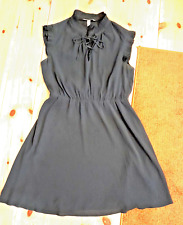 Kleid dunkelblau plissierte gebraucht kaufen  Berlin