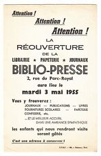 Biblio presse réouverture d'occasion  Savigny-sur-Orge