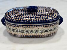 Used, Polish Pottery Dutch Oven Unikat DSO Mums Pattern for sale  Shipping to South Africa
