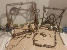 Used, Estate Find, Antique Animal Traps 2 Sizes (Beaver Mink Otter) for sale  Shipping to South Africa