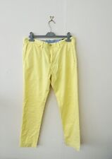 RALPH LAUREN Chino Trousers W34"-L34" Men`s Stretch Slim Fit Yellow for sale  Shipping to South Africa
