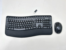 Microsoft Wireless Keyboard & Mouse w/ Receiver Comfort 5000 Desktop Model 1394 for sale  Shipping to South Africa