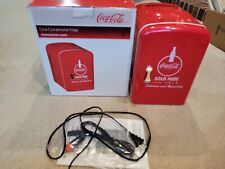 Mini nevera Coca-Cola KWC-4 6 latas (44697-31) nuevo en caja enfriador de soda roja segunda mano  Embacar hacia Mexico