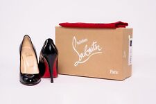 Christian Louboutin Court Shoe Heels. Black Patent. UK 3.5/36.5. Box + dust bag. for sale  Shipping to South Africa