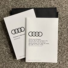 Guia do usuário manual do proprietário Audi A3 2019 MESMO DIA S&H #104 comprar usado  Enviando para Brazil