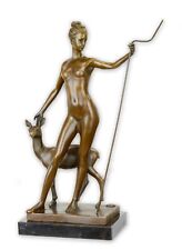 Bronzefigur jagdgöttin diana gebraucht kaufen  Bettenfeld, Hasborn, Oberkail