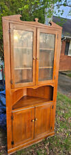 corner vintage pine cabinet for sale  North Wales