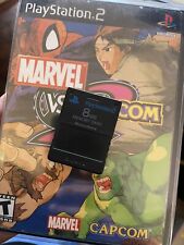 OEM Memory Card PS2 For Marvel vs Capcom 2 100% Unlocked 56 Character Data for sale  Shipping to South Africa