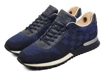 LOUIS VUITTON DAMIER RUN AWAY Zapatillas Azul Malla UK9/US10 Zapatos Auténticos, usado segunda mano  Embacar hacia Argentina