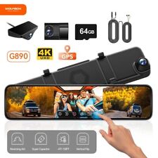 Câmera de painel WOLFBOX G890 3 canais 2K+1080P+1080P frontal interna traseira GPS+64GB, usado comprar usado  Enviando para Brazil