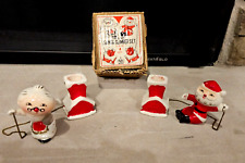 Vintage Japão LeGo Papai Noel e Sra. Claus Suporte para Abraçador de Velas com Chaminé comprar usado  Enviando para Brazil