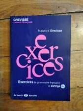 Exercices grammaire francais d'occasion  Paris XVII