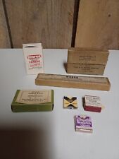 Lote de caixa e acessórios vintage de equipamentos odontológicos - Tiras Tenrex Burs Moyco etc., usado comprar usado  Enviando para Brazil