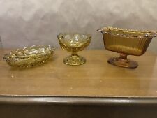 Assortment amber dishes for sale  Springfield