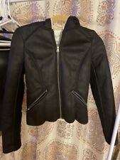 Suede coat black for sale  Belleville