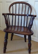 C1840 Victorian Ash and Elm Wood Childs Windsor Chair for sale  Shipping to South Africa