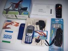 NOKIA 3210 BLUE CLASSIC 1999 GSM ESEMPLARE ORIGINALE UNICO + SCATOLA ACCESSORI, używany na sprzedaż  Wysyłka do Poland