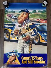 Póster vintage 1988 de Joe Camel 75 aniversario carreras de NASCAR abril 24x36, usado segunda mano  Embacar hacia Argentina