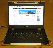 Kit de console montagem em rack HP HPE LCD8500 18,5" TFT LCD 1U INTL AF644A com trilhos comprar usado  Enviando para Brazil