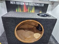 J942 15" 38cm MDF Black Port Car Audio Speaker Sub Subwoofer Bass Box Enclosure  for sale  Shipping to South Africa