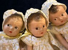 Boneca vintage Dionne quíntupla composição bonecas quíntuplas 7 EM 1930’s 3 bonecas comprar usado  Enviando para Brazil
