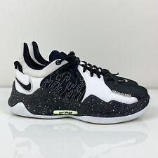 Tênis de basquete esportivo Nike Paul George 5 masculino preto e branco tamanho 7.0, usado comprar usado  Enviando para Brazil