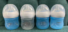 Lot of 4 Philips Avent Baby Bottles 4 oz. caps, nipples, liners, and rings EUC for sale  Shipping to South Africa