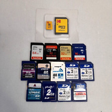Lote de trabajo de paquete de tarjetas SD GRANDE - 203 GB de memoria total - 2 tarjetas de 32 GB y 1 tarjeta de 64 GB segunda mano  Embacar hacia Mexico