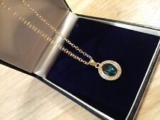Gold tone emerald for sale  YEOVIL