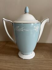 Minton Turquoise Cameo S663 Bone China Coffee Pot / Teapot - Near Mint Condition for sale  Shipping to South Africa