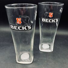 Becks pint glass for sale  CULLOMPTON