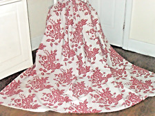 Curtains toile rose for sale  LEEDS