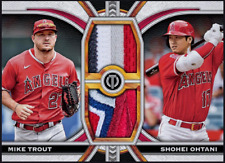 2023 Topps Tribute Doble Reliquia Parche RARO - SHOHEI OHTANI Mike Trout Tarjeta Digital, usado segunda mano  Embacar hacia Argentina