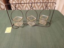 Candle holder triple for sale  Shipping to Ireland