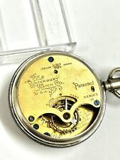 Usado, Moeda antiga vintage prata Waterbury relógio de bolso duplex carrapatos peças de reposição ou reparo comprar usado  Enviando para Brazil