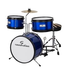 Junior drumkit blue for sale  ROCHFORD
