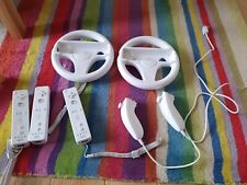 Nintendo Wii Controllers X 3 , Steering Wheels X 2 And Twin Joystick Bundle for sale  Shipping to South Africa