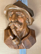 Wooden face carving for sale  WINSFORD