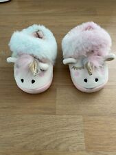 Girls unicorn slippers for sale  LEEDS